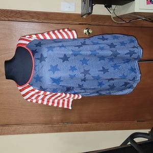 Summer patriotic top, NWT